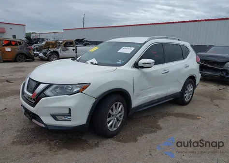 2017 Nissan Rogue Sv z USA, uszkodzony, nr VIN 5N1AT2MT7HC881975